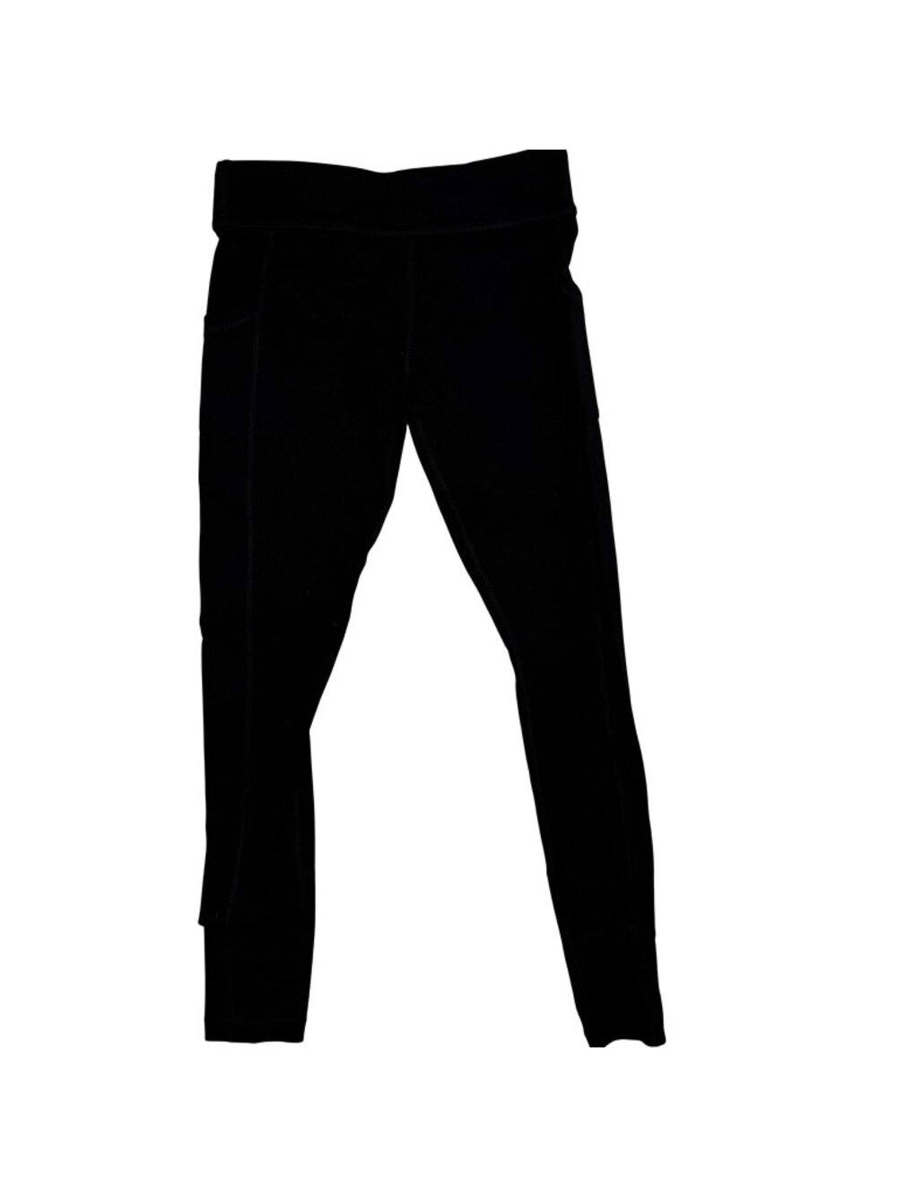 Cariloha Womens Black Bamboo Fit Athletic Leggings With Pockets Size S
